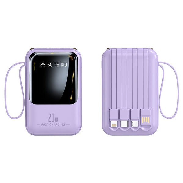 20000mAh Fast Charging Portable Power Bank for Apple and Android Devices with Smart Digital Display