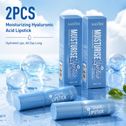 2PCS Hydrating Hyaluronic Acid Lip Balm for Dry Chapped Lips