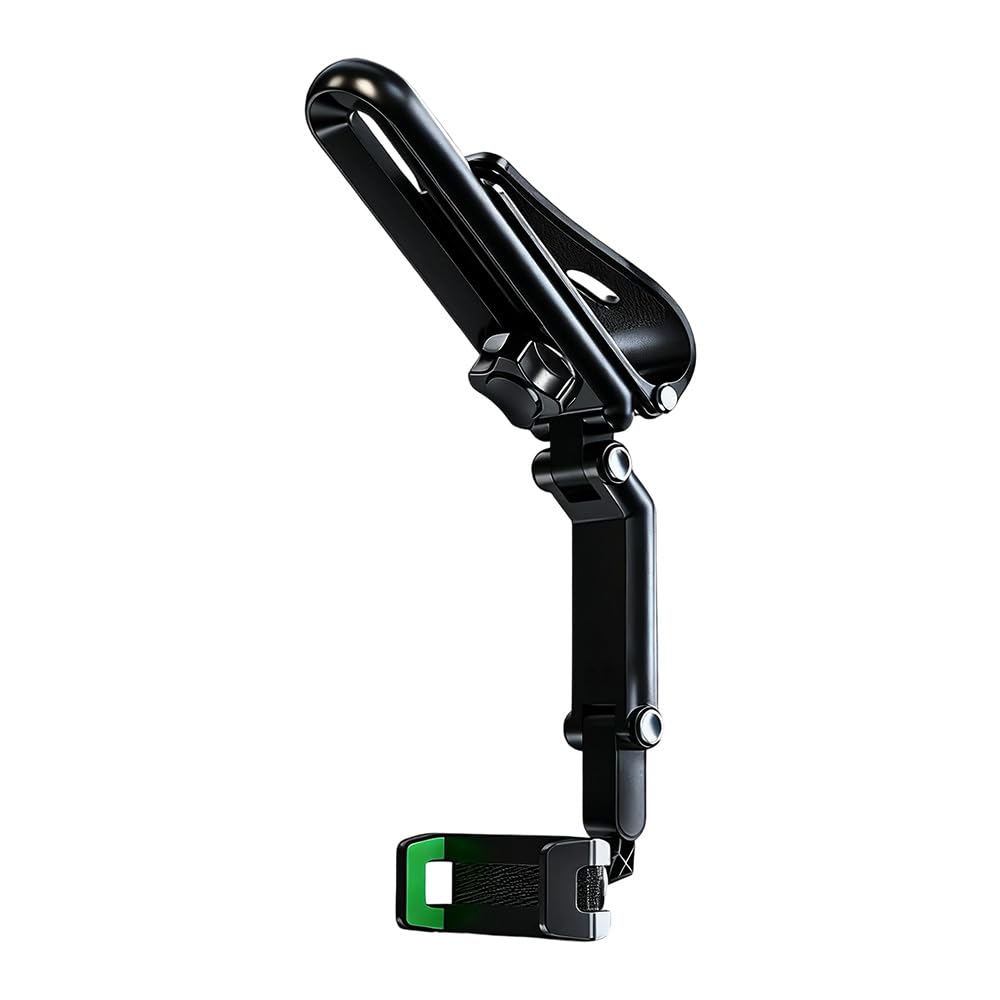 Sun Visor Phone Holder,Universal 360 Degree Rotating Retractable Phone Mount