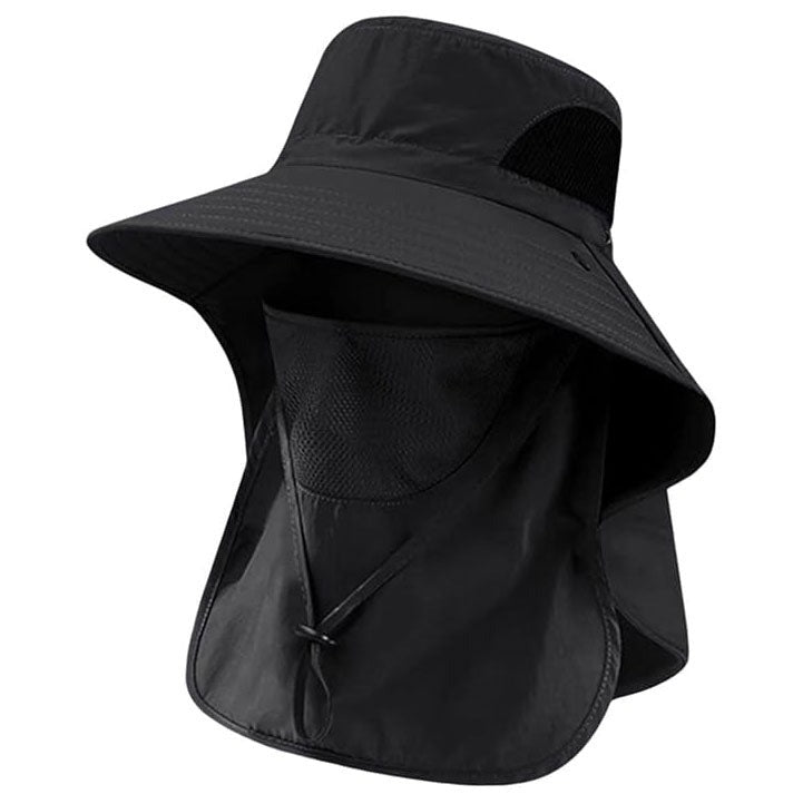 Sun Hats with Neck Flap for Men Women UV Protection Fishing UPF 50+Breathable Wide Brim Bucket