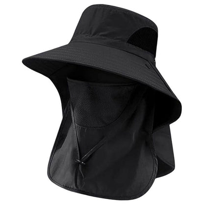 Sun Hats with Neck Flap for Men Women UV Protection Fishing UPF 50+Breathable Wide Brim Bucket