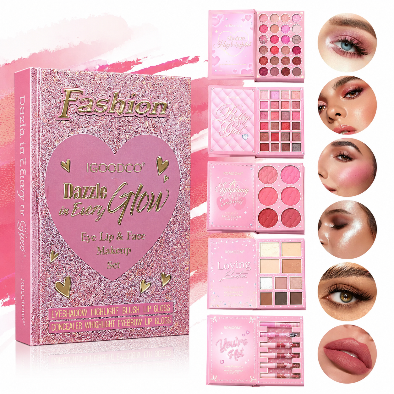 All-in-One Premium Glitter Makeup Gift Set