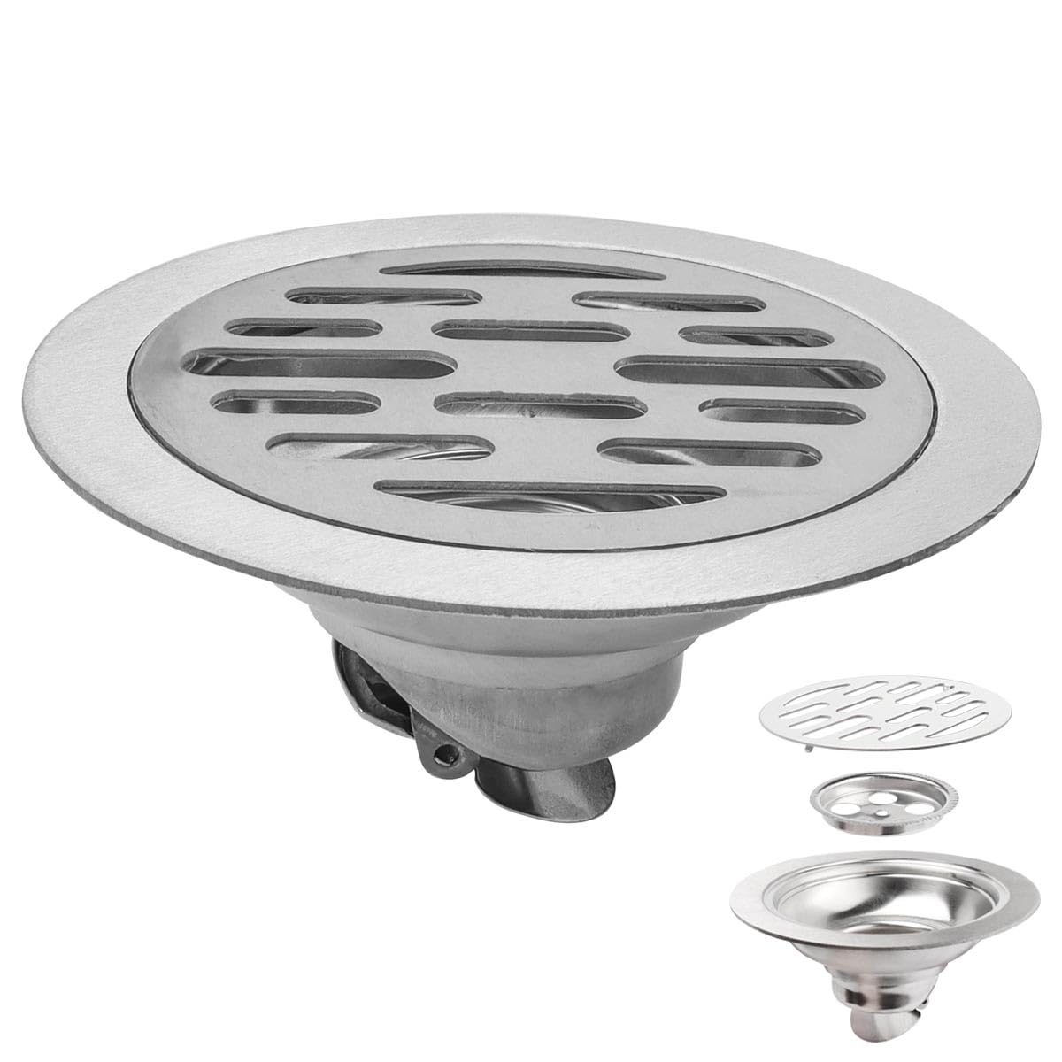 Odor Proof Multi- Purpose Shower Drain, Grate Cover, for Kitchen Balcony Bathroom and Washroom