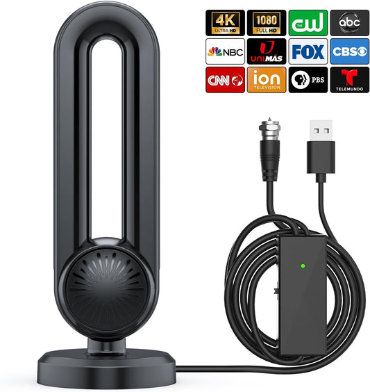 TV Antenna Indoor,560+Miles Range Digital Antenna for Smart Tv Indoor,4K 1080P