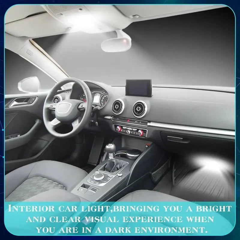 70 Pcs Interior Lights LED Car Bulb Kit Set Dome Light