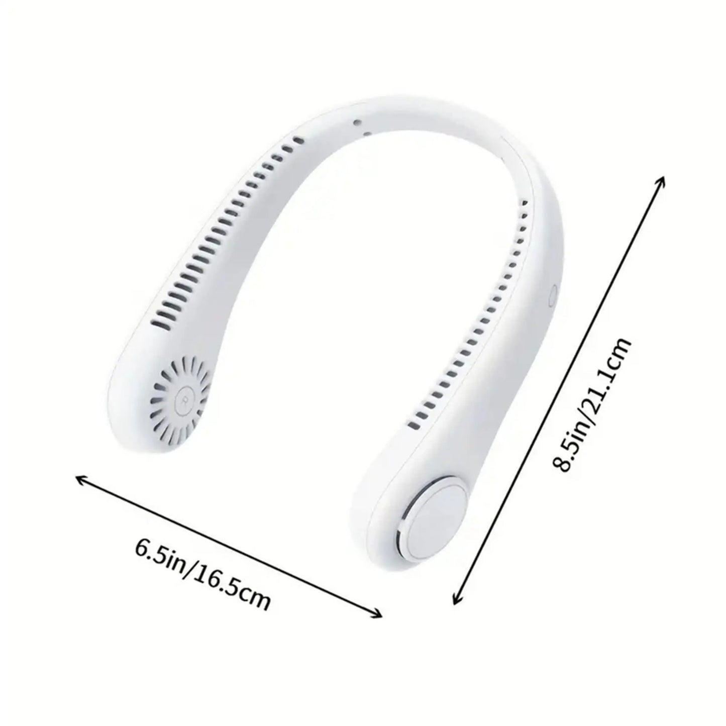 Neckband Fan Portable Mini USB Fan Rechargeable Lazy Person's Cooling Device
