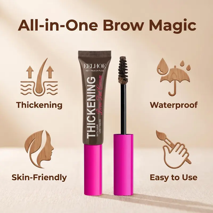 Tinted Thickening Brow Mascara,Natural-looking, Pigmented, Water-resistant, and Smudge-proof.