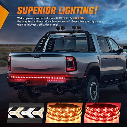 60 Inch Arrow 528 smd LED Truck Tailgate Light Bar Strip