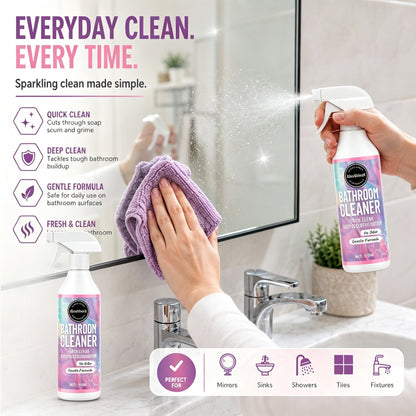 Multipurpose Cleaner,Powerful Stain Remover for Bathrooms, Water Stain Eliminator