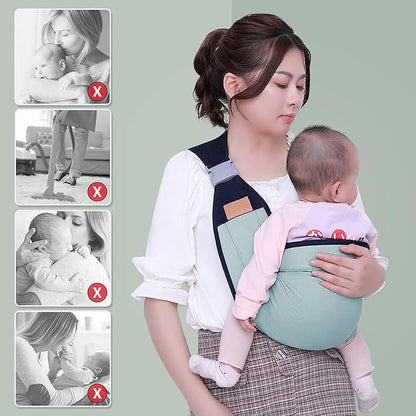 Hands-Free Ergonomic Adjustable Baby Sling -3D Mesh Baby Wraps Carrier