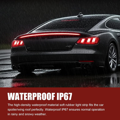 Carbon Fiber-Style Flowing LED Tail Light Strip