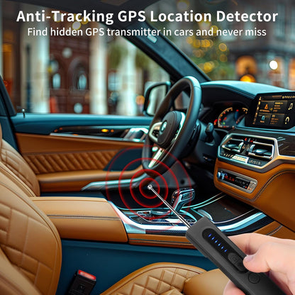 Upgraded Hidden Camera & Bug Detector,6-Level Sensitivity GPS Signal Scanner
