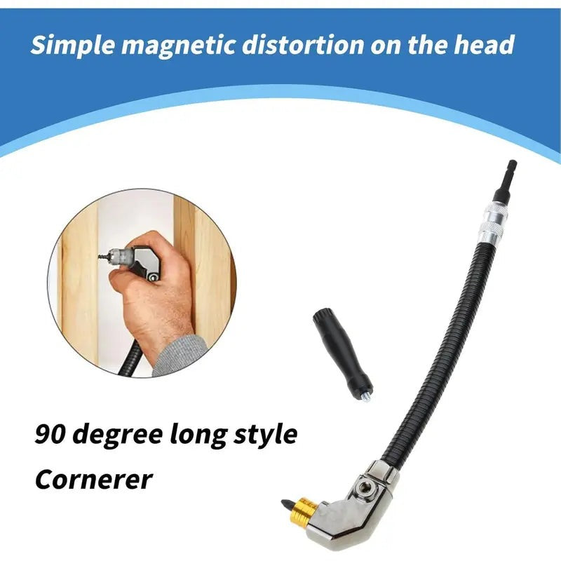 90-Degree Right Angle Drill Extension Adapter