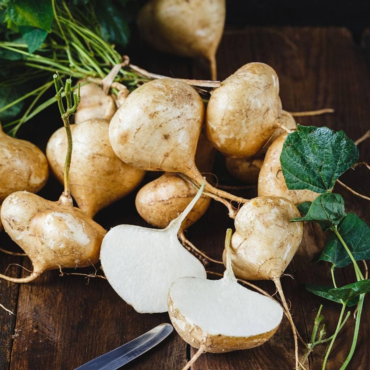 100Pcs Jicama Seed for Planting Drought Resistant Mexican Turnips