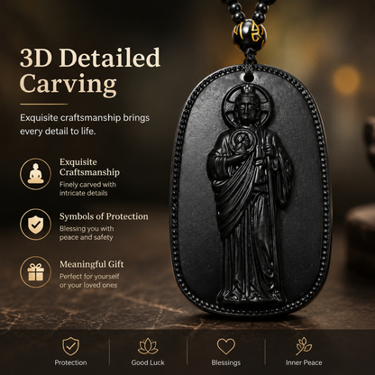 San Judas Religious Bead Necklace