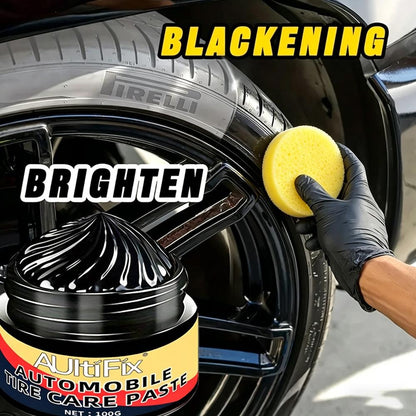 100g Long-Lasting Tire Shine Cream, Anti-Fading Sunlight Weatherproof Non-Sticky