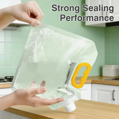 5 Pack Reusable Food Storage Bags, Leakproof& Moisture-Resistant Pouches