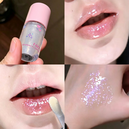 6Pcs Shimmering Lip Gloss Glossy Finish Moisturizing and Brightening
