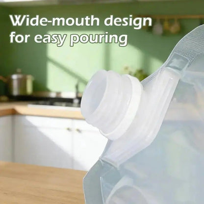 5 Pack Reusable Food Storage Bags, Leakproof& Moisture-Resistant Pouches