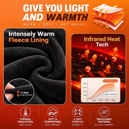 Women's Cashmere-Blend Flare Leggings with Pockets, High Waisted Thermal Bell Bottom Yoga Pants