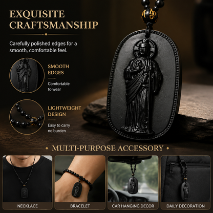 San Judas Religious Bead Necklace