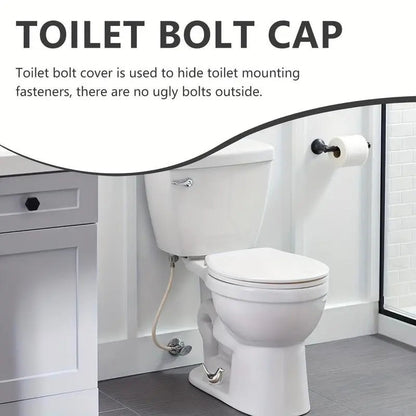 2PCS Bird Shape Toilet Bolt Cover Set
