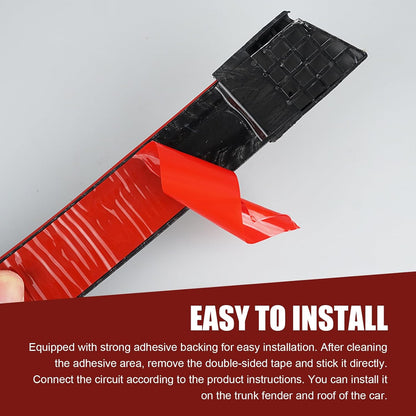 Carbon Fiber-Style Flowing LED Tail Light Strip
