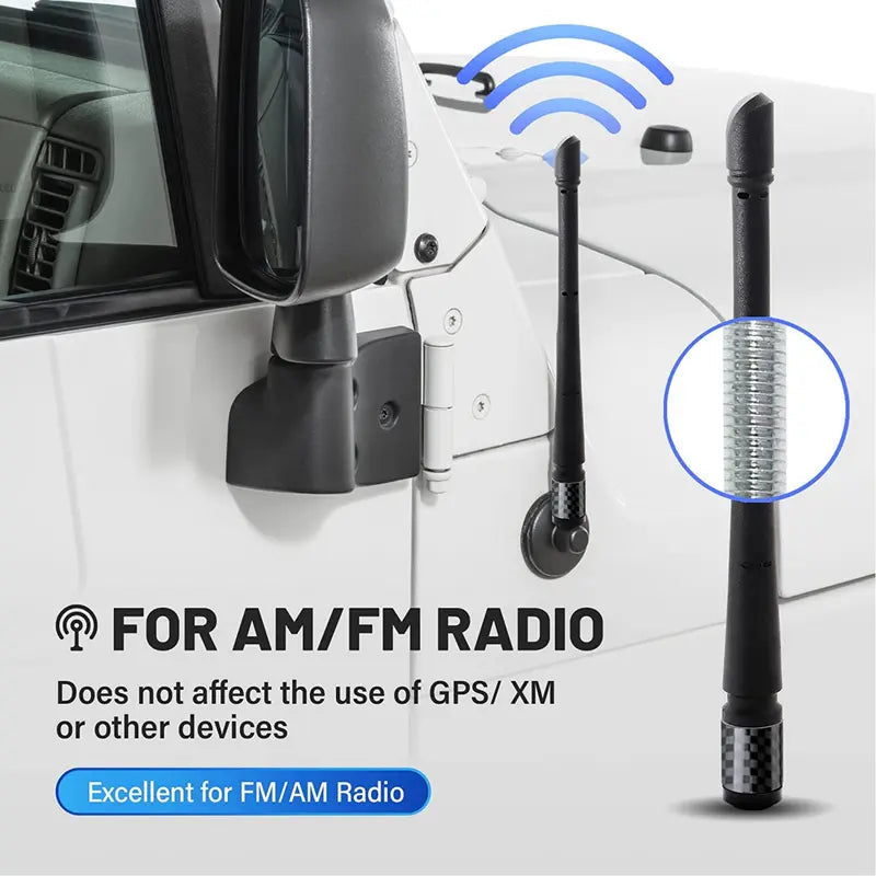 Auto Universal Antenna Replacement, Signal-Receiving Accessory Compatible with Ford, Toyota, Honda...