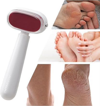 2Pcs Dual-Sided Foot Callus Remover Handheld Manual Foot Care Tool