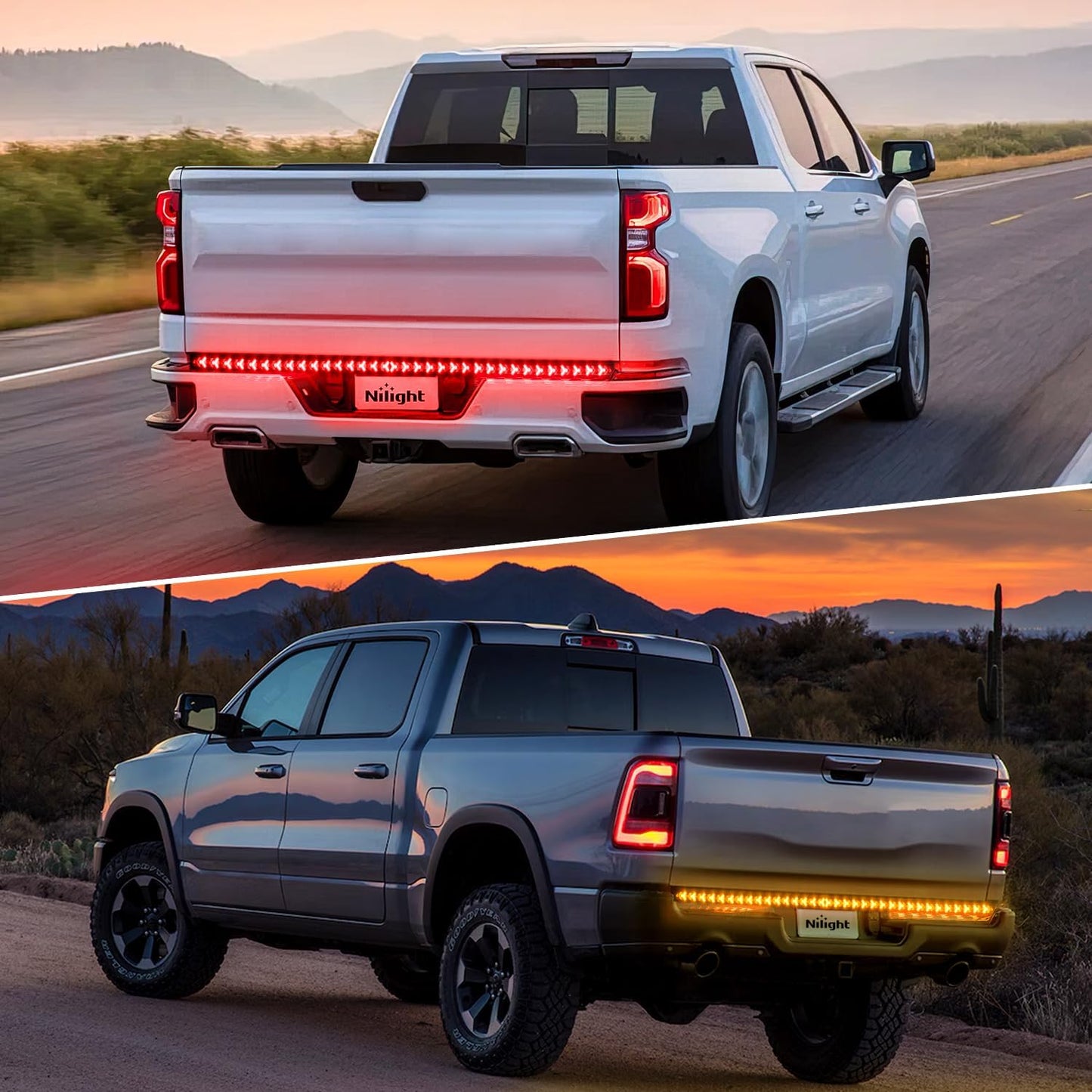 60 Inch Arrow 528 smd LED Truck Tailgate Light Bar Strip