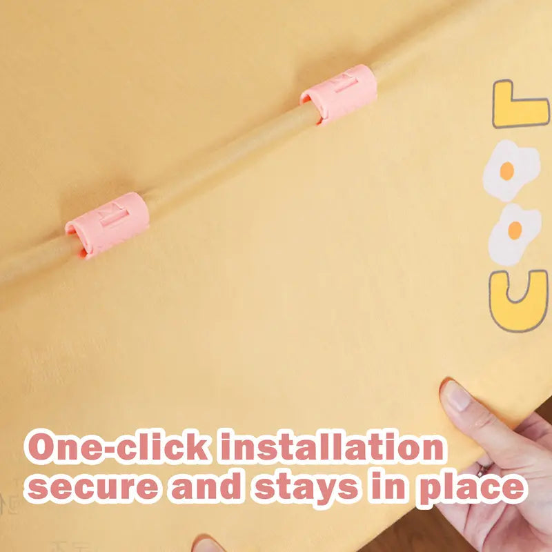 24 Pcs Two-Speed Adjustment Sheet Grippers -Anti-Slip Clips for Beds Prevent Sliding Falling Out