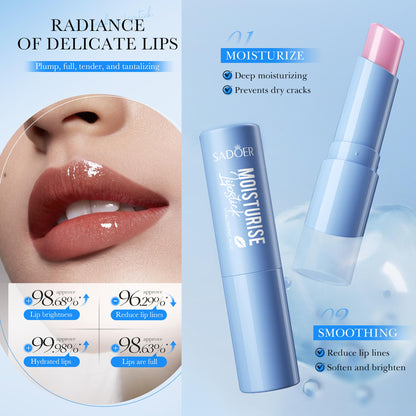 2PCS Hydrating Hyaluronic Acid Lip Balm for Dry Chapped Lips
