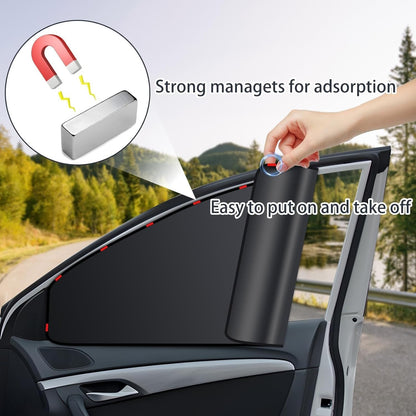 Car Sunshade and Privacy Curtain, Full Blackout Car Window Shades