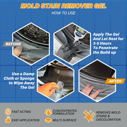 Powerful Mold & Mildew Remover Gel – Deep Cleaning Household Solution – 3.5 Fl Oz