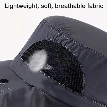 Sun Hats with Neck Flap for Men Women UV Protection Fishing UPF 50+Breathable Wide Brim Bucket