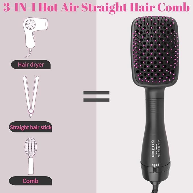 3 in 1 One Step Hair Dryer and Styler Hair,Dryer Brush Blow Dryer Brush in One