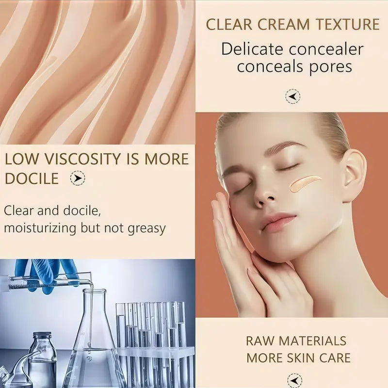 Snail Mucin BB Cream High-Coverage Oil-Control Matte Moisturizer Waterproof SPF-Infused