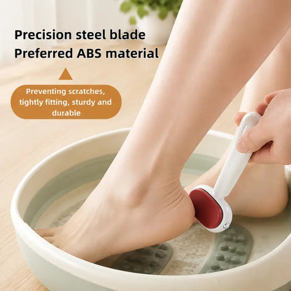 2Pcs Dual-Sided Foot Callus Remover Handheld Manual Foot Care Tool