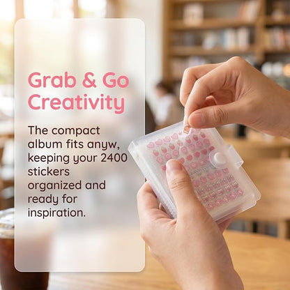 3500pcs Mini Cute Sticker Set with Storage Book