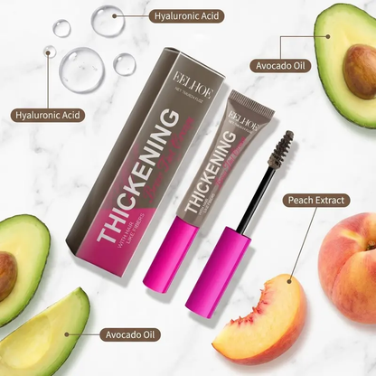 Tinted Thickening Brow Mascara,Natural-looking, Pigmented, Water-resistant, and Smudge-proof.