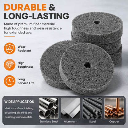 5Pcs Nylon Fiber Polishing Wheel
