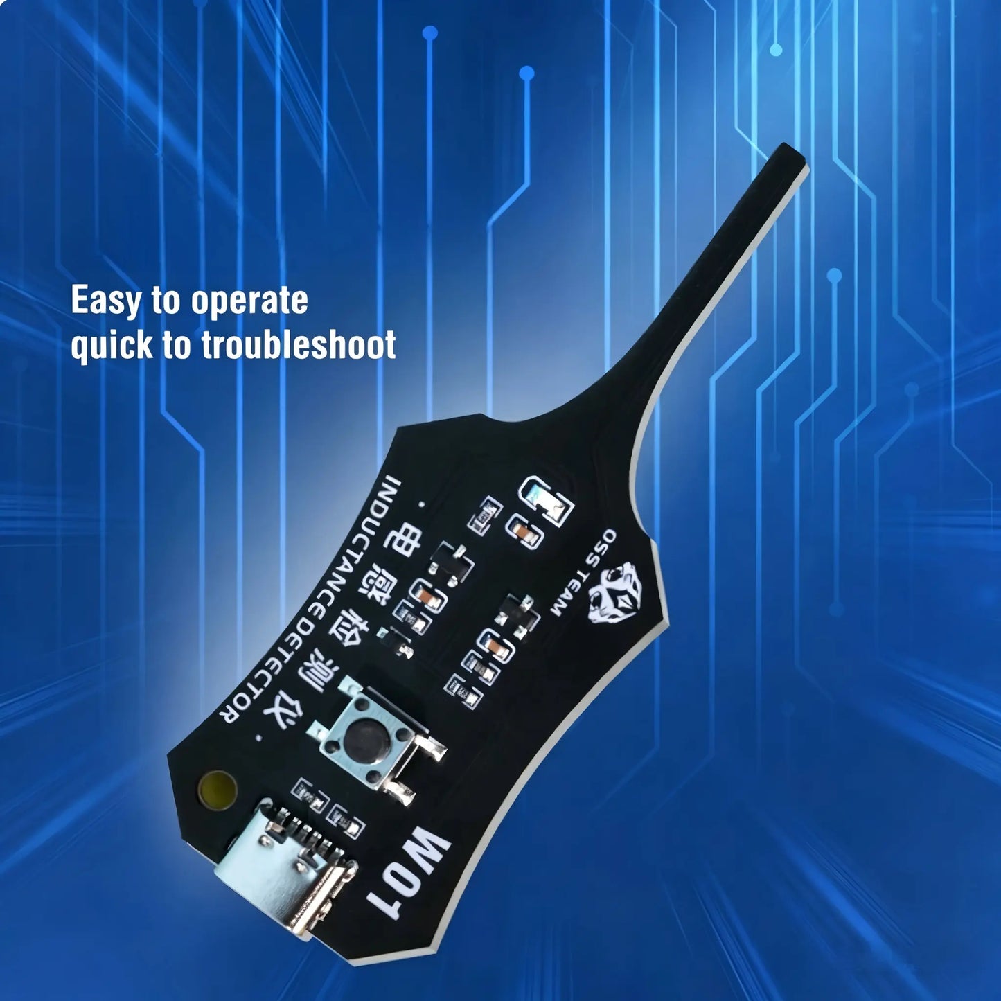Type-C Inductor Tester Motherboard Coil Detector Electronic Circuit Board Inductance Tester