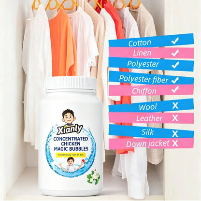 High-efficiency Biological Enzyme Bubble Powder, Powerful Decontamination, Strong Bleaching, Yellowing