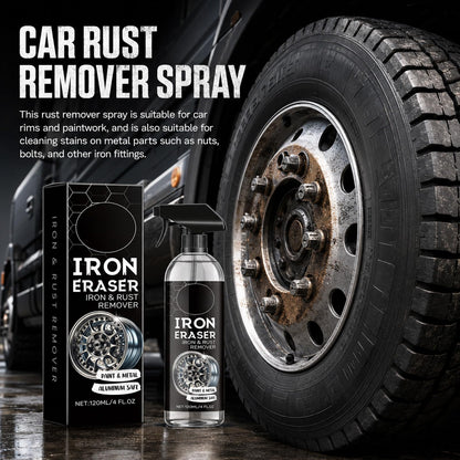120ml Fast Iron and Rust Remover Spray for Cars, Wheels, Paint and Metal