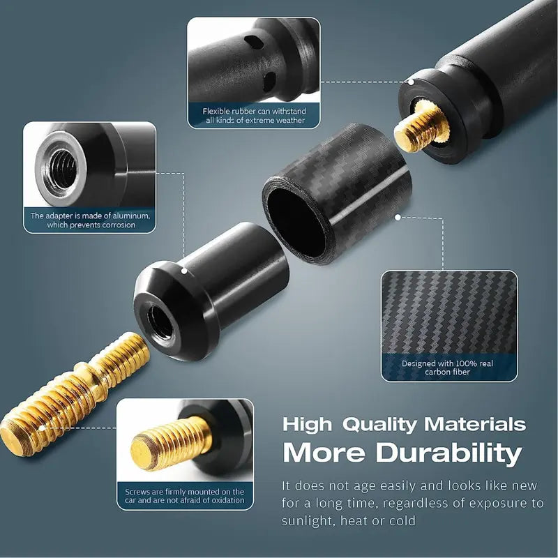 Auto Universal Antenna Replacement, Signal-Receiving Accessory Compatible with Ford, Toyota, Honda...
