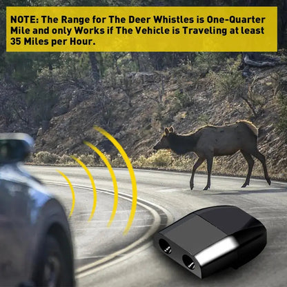 4PCS Deer Whistles Animal Warning Whistle Safety Trucks Cars RVs Motorcycles USA