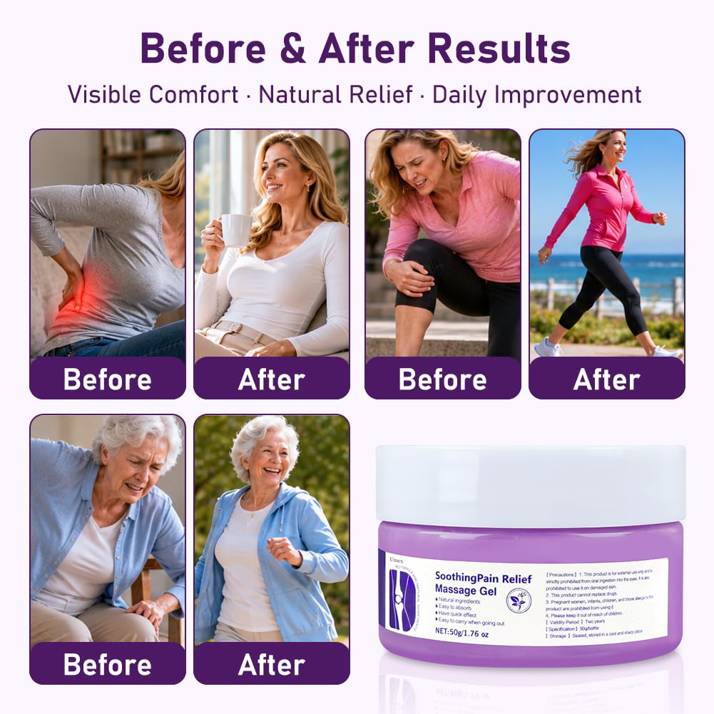 Soothing Pain-Relieving Joint Massage Gel – Gentle and Moisturizing