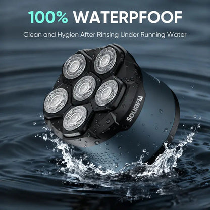 Bald Head Shaver LED Display Waterproof Rechargeable Long Battery