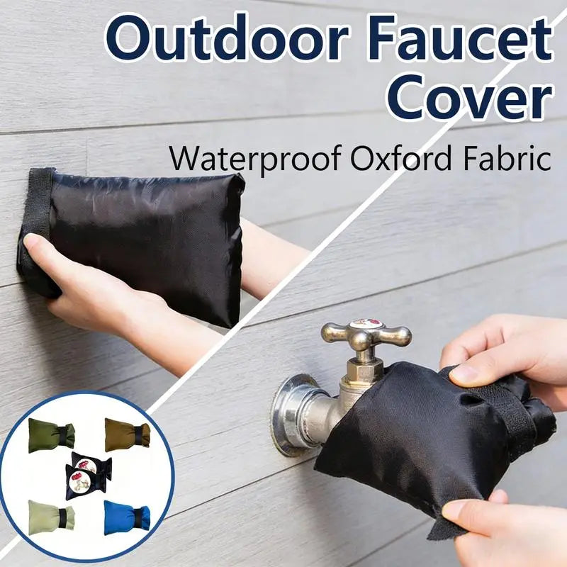 4 Pcs Winter Faucet and Spigot Anti-Freeze Protective Cover