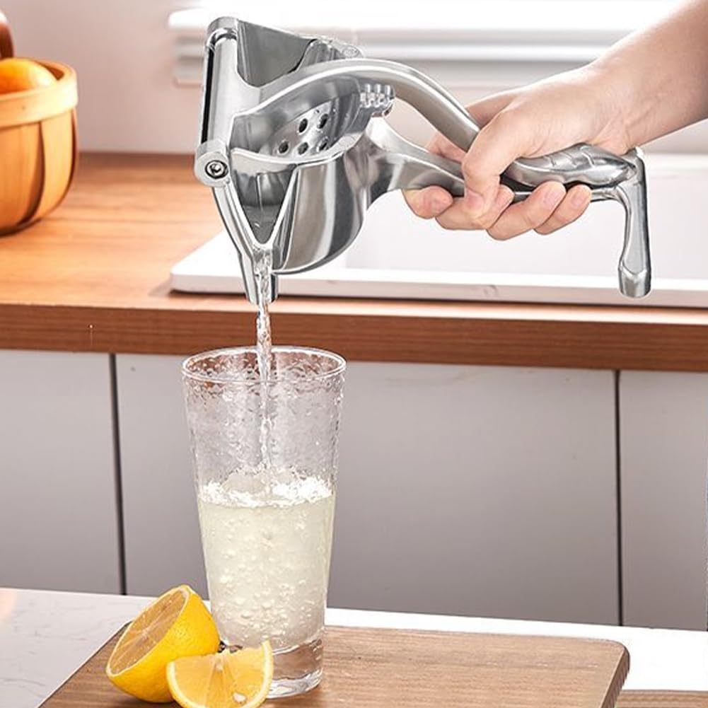 Aluminum Alloy Fresh Fruit Juice Extractor, Juice Squeezer Handheld,Ergonomic Grip